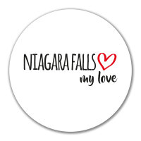 Aufkleber Niagara Falls my love 10cm Sticker