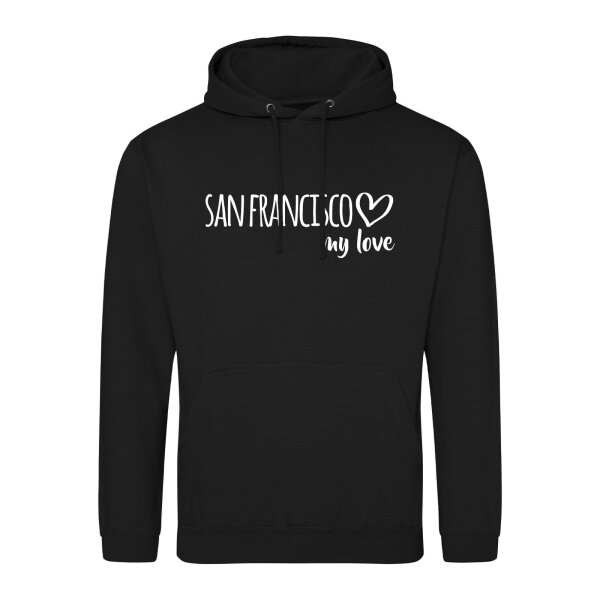 Unisex Hoodie San Francisco my love Größe S-3XL