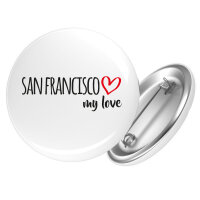 Button San Francisco my love Anstecker