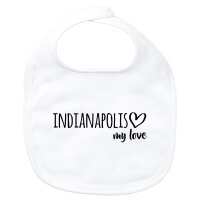 Baby Lätzchen Indianapolis my love Klettverschluss