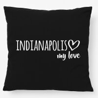 Kissen Indianapolis my love 40x40cm