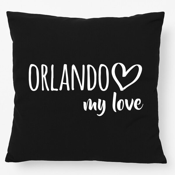 Kissen Orlando my love 40x40cm