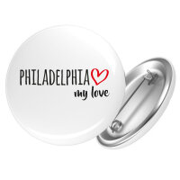 Button Philadelphia my love Anstecker