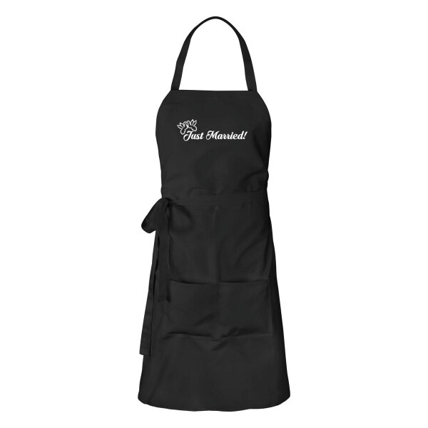 Schürze Just Married Tauben