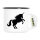 Emaille Tasse Einhorn Silhouette 300ml Vintage Emaille Becher