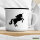 Emaille Tasse Einhorn Silhouette 300ml Vintage Emaille Becher