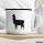 Emaille Tasse Lama Silhouette 300ml Vintage Emaille Becher