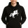 Unisex Hoodie Einhorn Silhouette Größe S-3XL