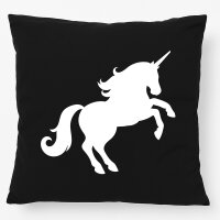 Kissen Einhorn Silhouette 40x40cm