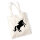 Jutebeutel Einhorn Silhouette 10 Liter