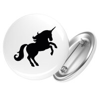 Button Einhorn Silhouette