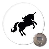 Magnet Einhorn Silhouette 59mm Kühlschrankmagnet...
