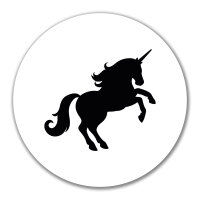 Aufkleber Einhorn Silhouette 10cm Sticker