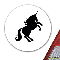 Aufkleber Einhorn Silhouette 10cm Sticker
