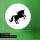 Aufkleber Einhorn Silhouette 10cm Sticker