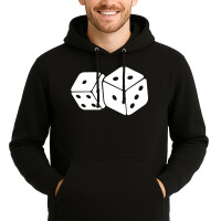 Unisex Hoodie Würfel Dice Größe S-3XL
