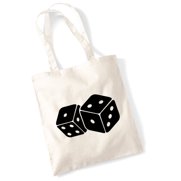 Jutebeutel Würfel Dice 10 Liter