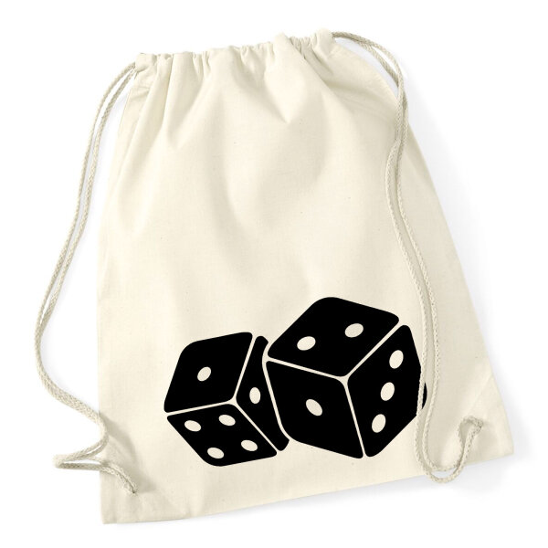 Turnbeutel Würfel Dice 12 Liter