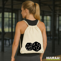 Turnbeutel Würfel Dice 12 Liter