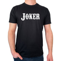 Herren T-Shirt Joker Schriftzug Größe S-3XL