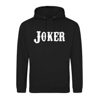 Unisex Hoodie Joker Schriftzug Größe S-3XL