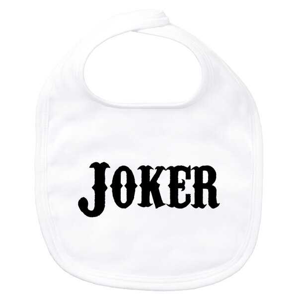 Baby Lätzchen Joker Schriftzug