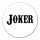 Aufkleber Joker Schriftzug 10cm Sticker