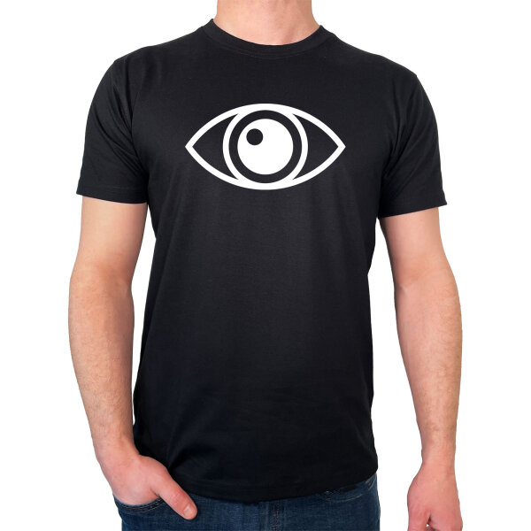 Herren T-Shirt Auge Eye Größe S-3XL