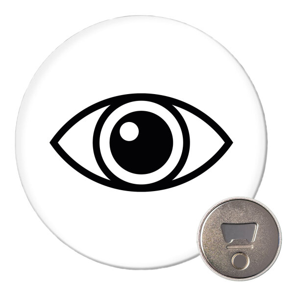 Magnet Auge Eye 59mm Kühlschrankmagnet Flaschenöffner
