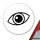Aufkleber Auge Eye 10cm Sticker
