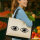 Jutetasche Augen Eyes 21 Liter Black