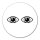 Aufkleber Augen Eyes 10cm Sticker