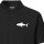 Herren Polo Shirt Hai Silhouette Größe S-3XL