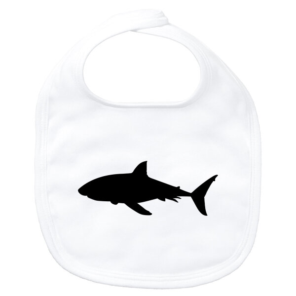 Baby Lätzchen Hai Silhouette