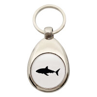 Schlüsselanhänger Hai Silhouette