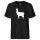 Herren T-Shirt Lama Silhouette Größe S-3XL