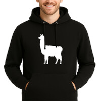 Unisex Hoodie Lama Silhouette Größe S-3XL