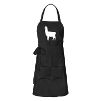 Schürze Lama Silhouette