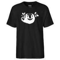 Herren T-Shirt Faultier Silhouette Größe S-3XL