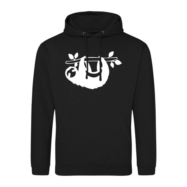 Unisex Hoodie Faultier Silhouette Größe S-3XL