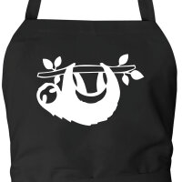 Schürze Faultier Silhouette