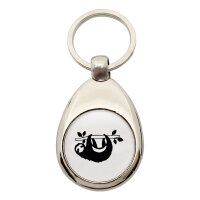 Schlüsselanhänger Faultier Silhouette