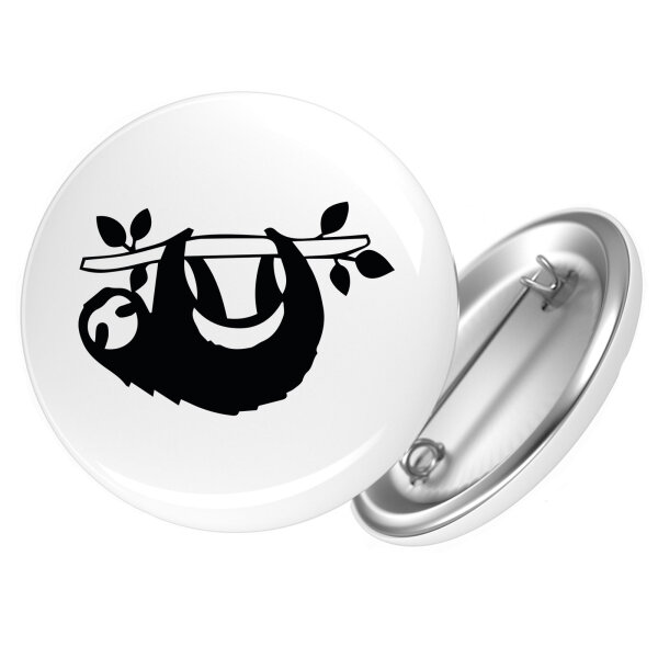 Button Faultier Silhouette