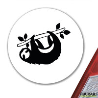 Aufkleber Faultier Silhouette 10cm Sticker