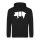 Unisex Hoodie Schwein Silhouette Größe S-3XL