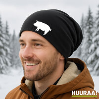 Beanie Schwein Silhouette