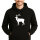 Unisex Hoodie Hirsch Silhouette Größe S-3XL