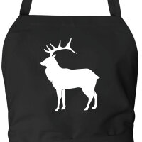 Schürze Hirsch Silhouette