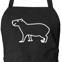 Schürze Capybara Silhouette