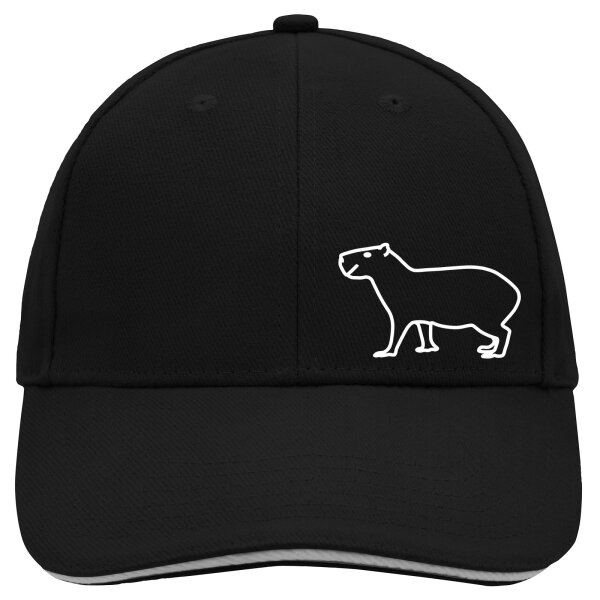 Cappy Mütze Capybara Silhouette